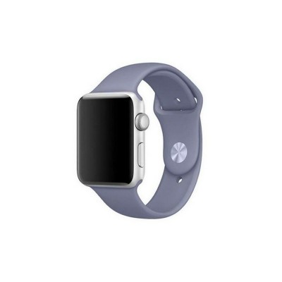 Curea Goospery Silicone Band Compatibila Cu Apple Watch 4 / 5 / 6/ SE 44MM, Silicon, Lavander Gri